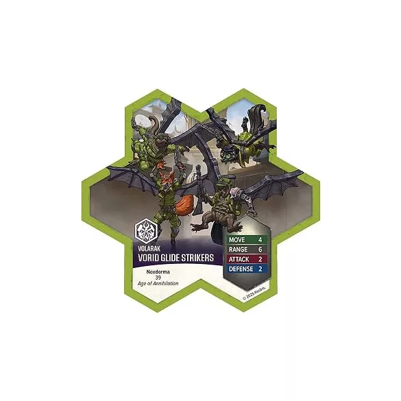 Heroscape Rising Tide - Wing Commander Tuck Harrigan and Vorid Glidestrikers Army Expansion - EN