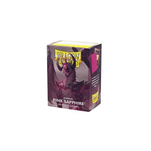 Dragon Shield Sleeves - Matte Standard size - Pink Sapphire (100 Sleeves)-AT-11061