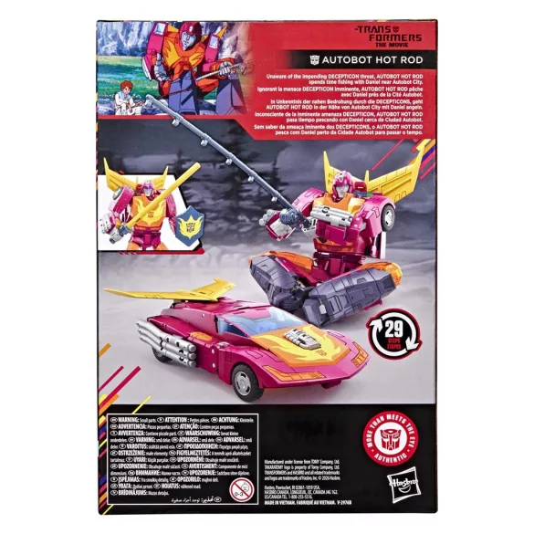 Transformers Studio Series MTMTE Collection The Transformers: Movie Voyager Class Autobot Hot Rod-G22545L0