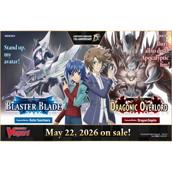 Cardfight!! Vanguard - Blaster Blade Start Deck Display (6 Decks) - EN-VGE-DZ-SS13