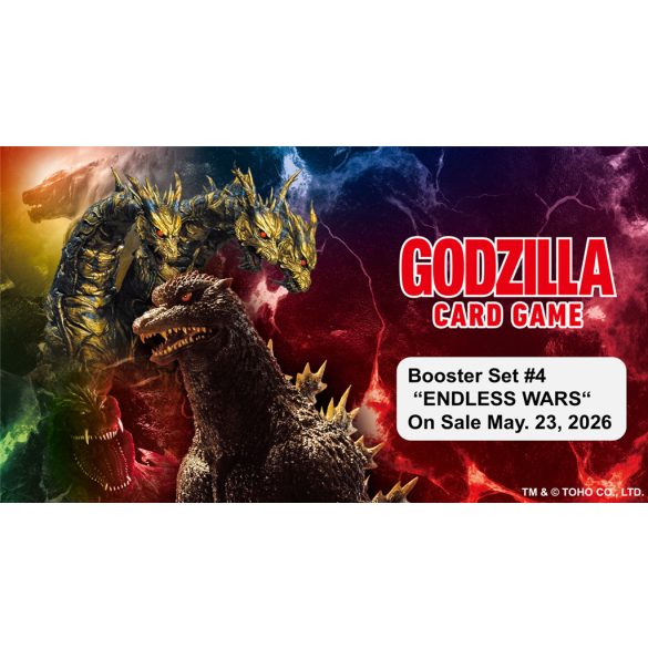 Godzilla Card Game - Endless Wars Booster Display (12 Packs) - EN-GZCGE-BP04