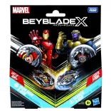 Beyblade X Marvel Collab Iron Man 4-80B vs. Thanos 4-60P-G0287ES0