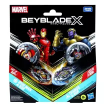 Beyblade X Marvel Collab Iron Man 4-80B vs. Thanos 4-60P-G0287ES0