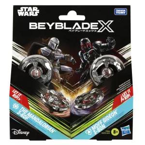 Beyblade X and Star Wars Collab The Mandalorian 3-60F vs. Moff Gideon 3-80N-F9589ES0
