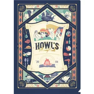 Howl's Moving Castle - Clear Folder A4 - Art Deco-MOVIC-69287