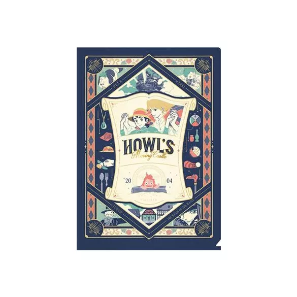 Howl's Moving Castle - Clear Folder A4 - Art Deco-MOVIC-69287