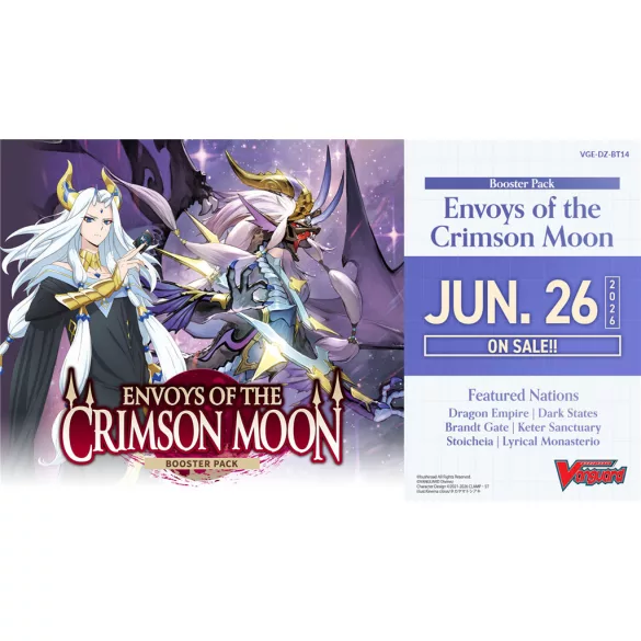 Cardfight!! Vanguard - Envoys of the Crimson Moon Booster Display (16 csomag) - angol kiadás