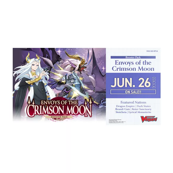 Cardfight!! Vanguard - Envoys of the Crimson Moon Booster Display (16 csomag) - angol kiadás