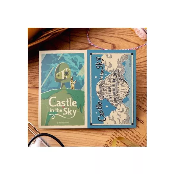 Castle in the Sky - Retro Stickers - Robot & Castle Laputa-MOVIC-78460
