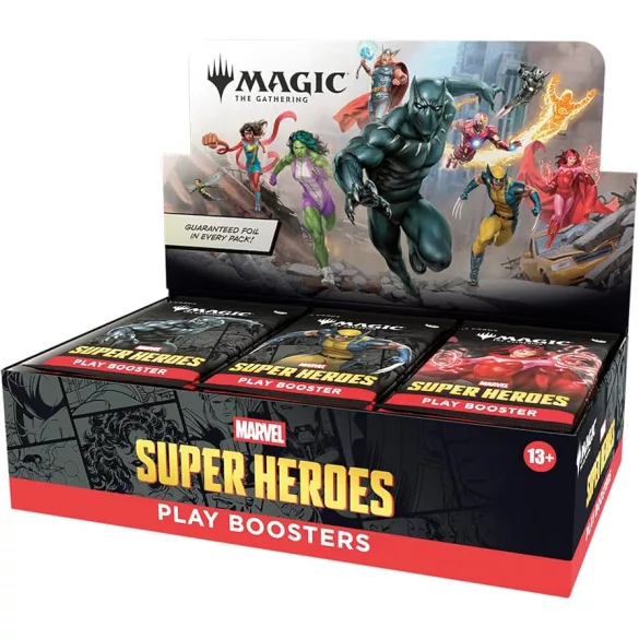 MTG - Marvel Super Heroes Play Booster Display (30 Packs) - angol kiadás