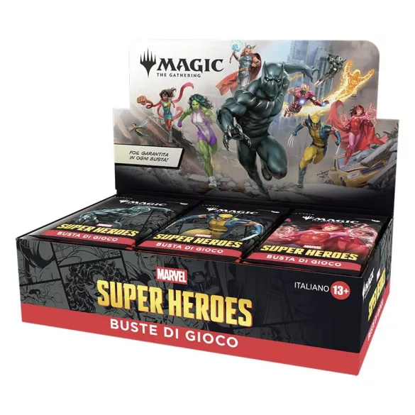 MTG - Marvel Super Heroes Play Booster Display (30 csomag) - olasz kiadás