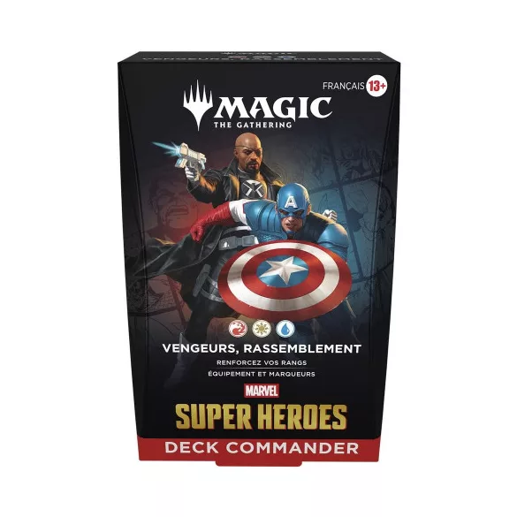 MTG - Marvel Super Heroes Commander Deck Display (4 pakli) - francia nyelvű kiadás