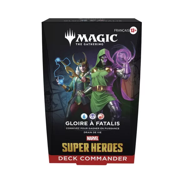 MTG - Marvel Super Heroes Commander Deck Display (4 pakli) - francia nyelvű kiadás