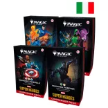 MTG - Marvel Super Heroes Commander Deck Display (4 Decks) - olasz kiadás
