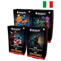 MTG - Marvel Super Heroes Commander Deck Display (4 Decks) - olasz kiadás