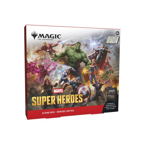 MTG - Marvel Super Heroes Scene Box Display (4 Boxes) - EN-D53690000