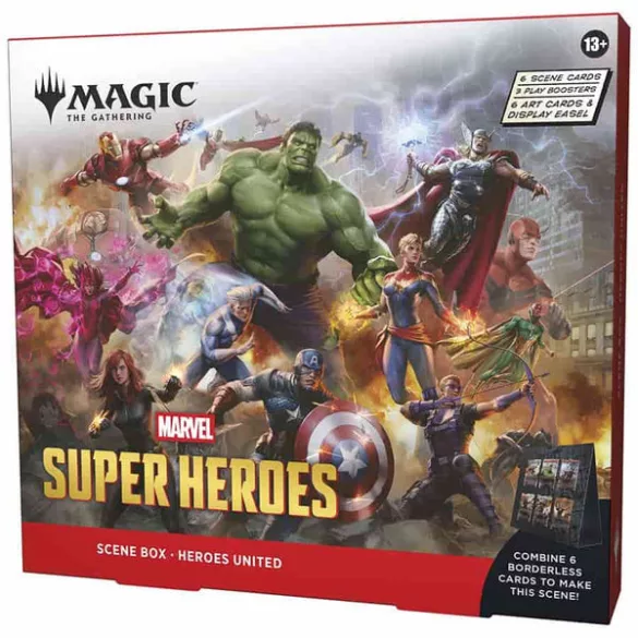 MTG - Marvel Super Heroes Scene Box Display (4 Boxes) - EN