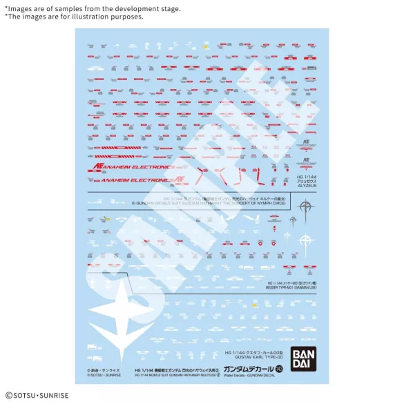 Gundam Decal143 Mobile Suit Gundam Hathaway Multiuse 2-MK72530