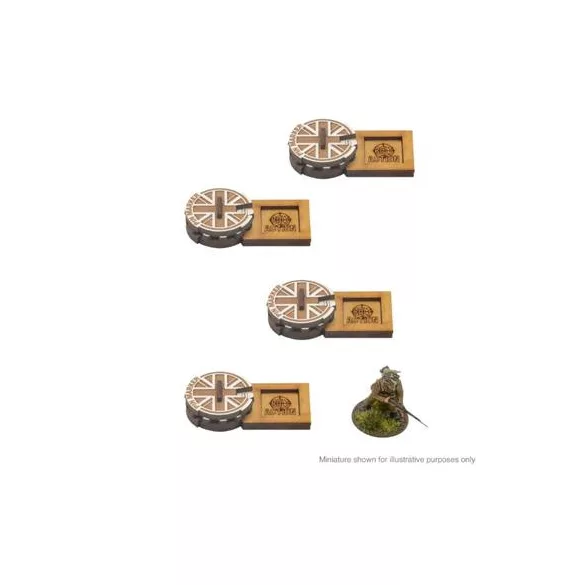 Bolt Action MDF Unit Pin Markers - Great Britain-408800013