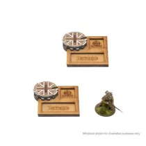 Bolt Action MDF Vehicle Pin Markers - Great Britain-408800014