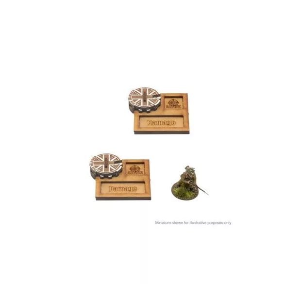 Bolt Action MDF Vehicle Pin Markers - Great Britain-408800014