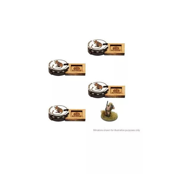 Bolt Action MDF Unit Pin Markers - British 8th Army-408800037