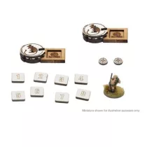 Bolt Action MDF Artillery zooming in Markers - British 8th Army-408800039