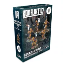 Konflikt '47 Empire of Japan Assault-Frame Armoured Infantry Squad miniatűra osztag