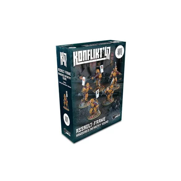 Konflikt '47 Empire of Japan Assault-Frame Armoured Infantry Squad miniatűra osztag