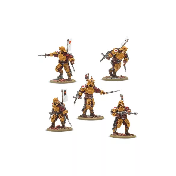 Konflikt '47 Empire of Japan Assault-Frame Armoured Infantry Squad miniatűra osztag