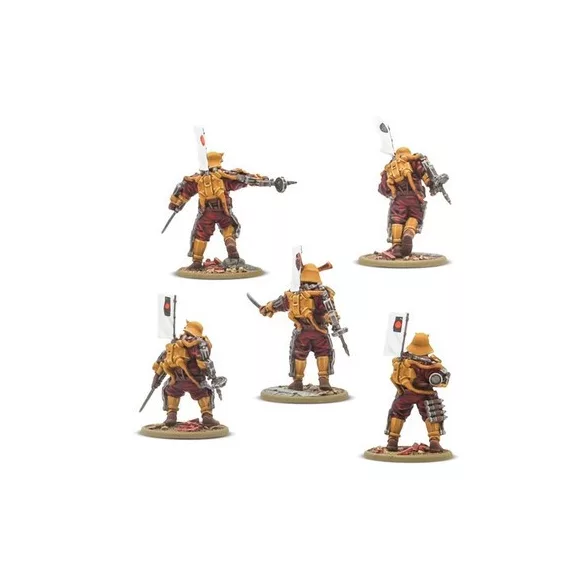 Konflikt '47 Empire of Japan Assault-Frame Armoured Infantry Squad miniatűra osztag