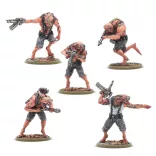 Konflikt '47 Axis Nachtalben Squad with StG 44Z resin miniatűra osztag
