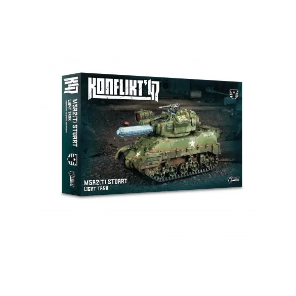 Konflikt '47 United States M5A2(T) Stuart Light Tank tankmodell