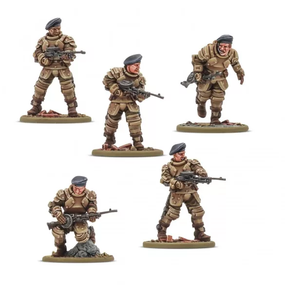Konflikt '47 British Commonwealth Galahad Armoured Infantry Squad miniatűra készlet