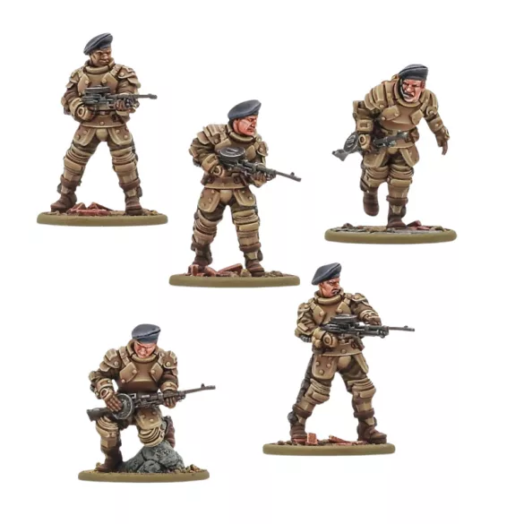 Konflikt '47 British Commonwealth Galahad Armoured Infantry Squad miniatűra készlet