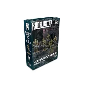 Konflikt '47 British Commonwealth Mk I Automated Infantry Squad with MMG miniatűra csapat