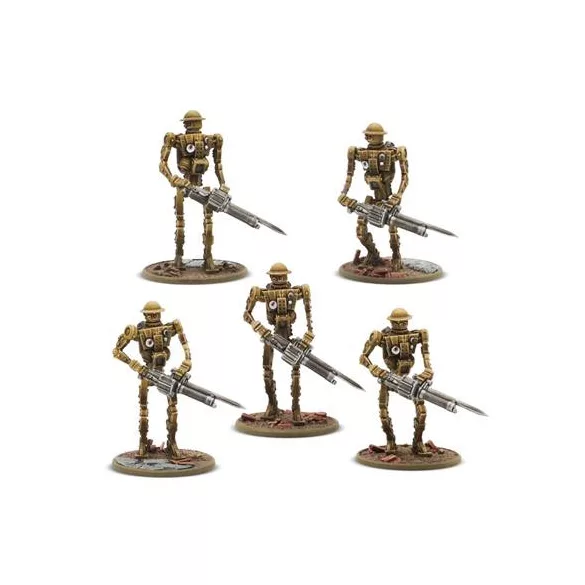 Konflikt '47 British Commonwealth Mk I Automated Infantry Squad with MMG-452200602