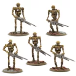 Konflikt '47 British Commonwealth Mk I Automated Infantry Squad with MMG miniatűra csapat