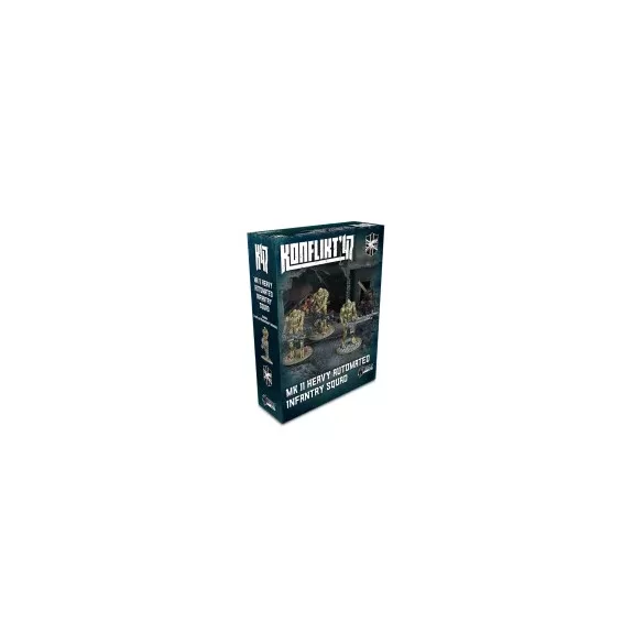 Konflikt '47 British Commonwealth Mk II Heavy Automated Infantry Squad gyanta minik