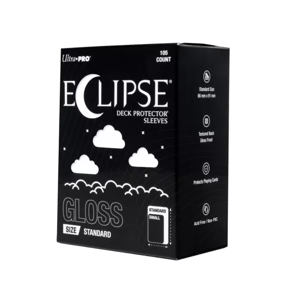 ECLIPSE® Gloss Standard DECK PROTECTOR® Sleeves: Arctic White - 105ct-16701