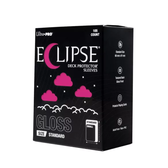 ECLIPSE® Gloss Standard DECK PROTECTOR® Sleeves: Hot Pink - 105ct-16708