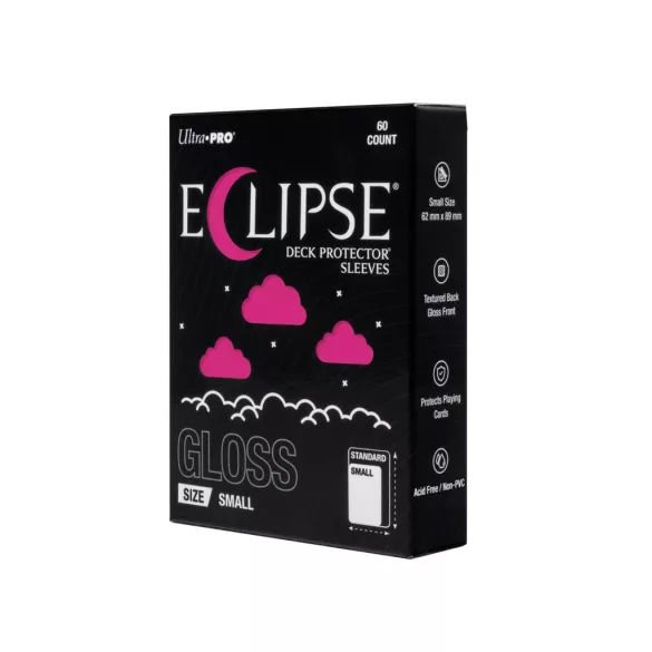 ECLIPSE® Gloss Small DECK PROTECTOR® Sleeves: Hot Pink - 60ct-16718