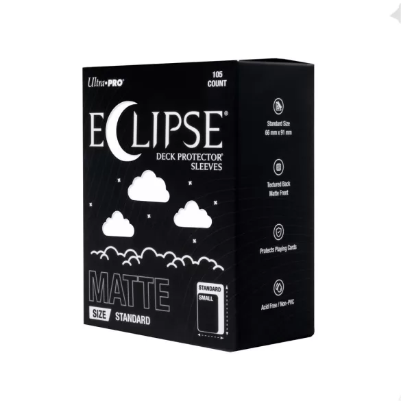ECLIPSE® Matte Standard DECK PROTECTOR® Sleeves: Arctic White - 105ct-16681