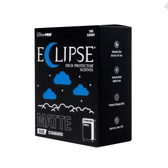 ECLIPSE® Matte Standard DECK PROTECTOR® Sleeves: Pacific Blue - 105ct-16682