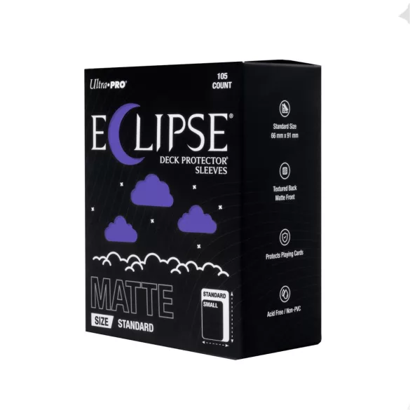 ECLIPSE® Matte Standard DECK PROTECTOR® Sleeves: Royal Purple - 105ct-16686