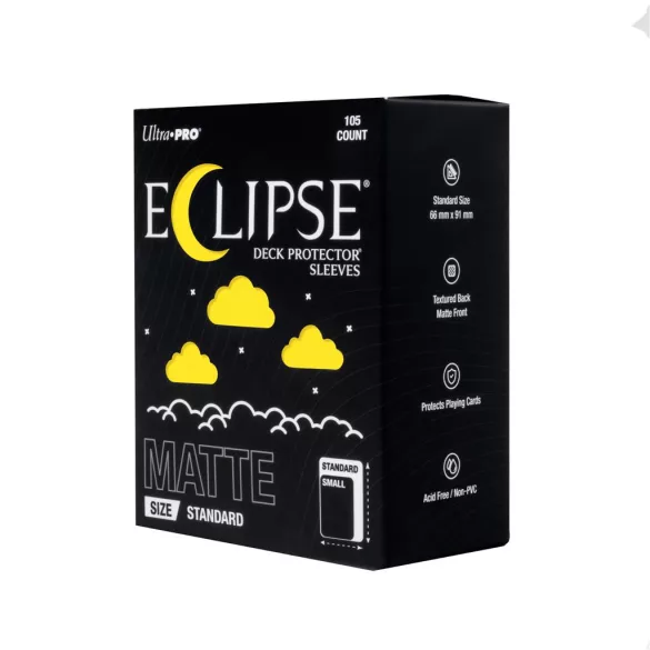ECLIPSE® Matte Standard DECK PROTECTOR® Sleeves: Lemon Yellow - 105ct-16687