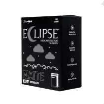 ECLIPSE® Matte Standard DECK PROTECTOR® Sleeves: Smoke Grey - 105ct-16689