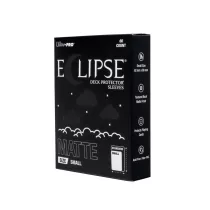 ECLIPSE® Matte Small DECK PROTECTOR® Sleeves: Jet Black - 60ct-16690