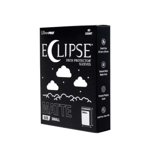 ECLIPSE® Matte Small DECK PROTECTOR® Sleeves: Arctic White - 60ct-16691
