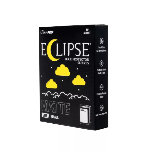 ECLIPSE® Matte Small DECK PROTECTOR® Sleeves: Lemon Yellow - 60ct-16697